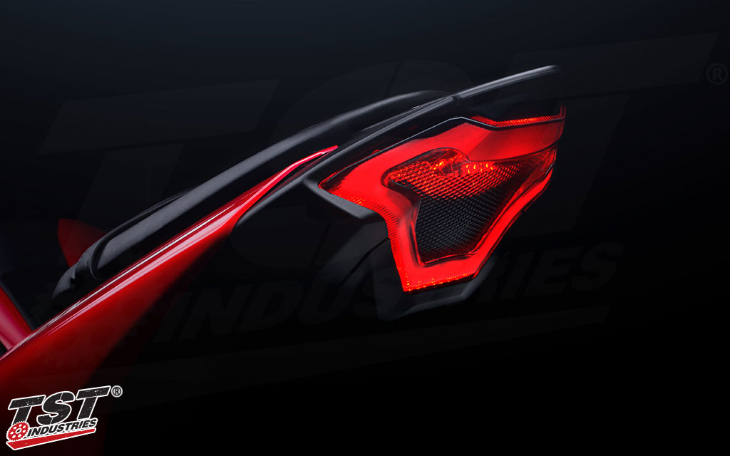 TST Programmable and Sequential LED Integrated Tail Light for Yamaha YZF-R3 2015-2024 / FZ-07 2015-2017 - Image 8