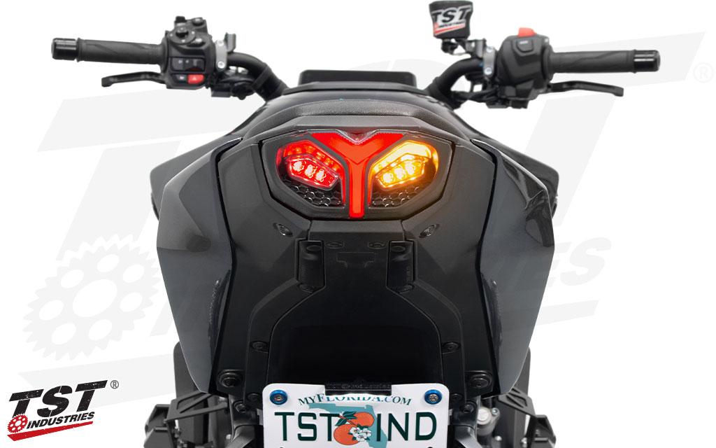 TST Programmable And Sequential LED Integrated Tail Light For Yamaha MT-09 2024+ - Image 7