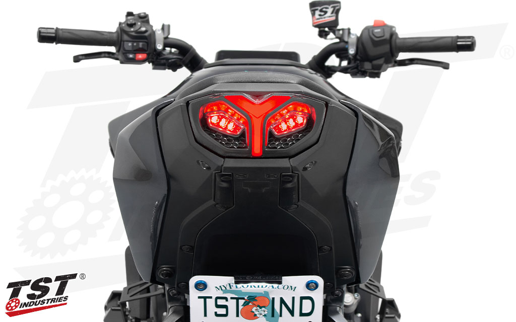 TST Programmable And Sequential LED Integrated Tail Light For Yamaha MT-09 2024+ - Image 8